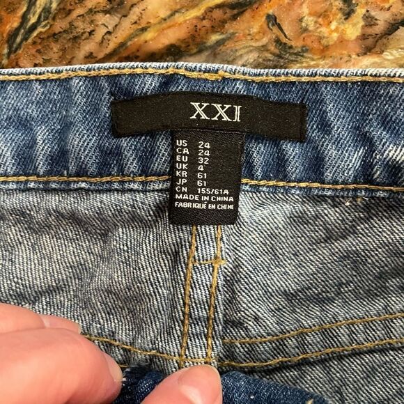 Jean short lot sz 24/0 Forever 21 Bullhead - Picture 3 of 11